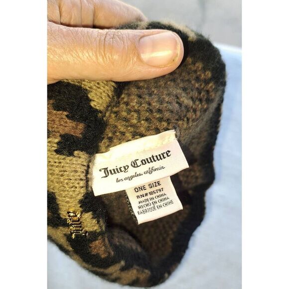 Juicy Couture Leporard Print Beanie - Picture 4 of 4